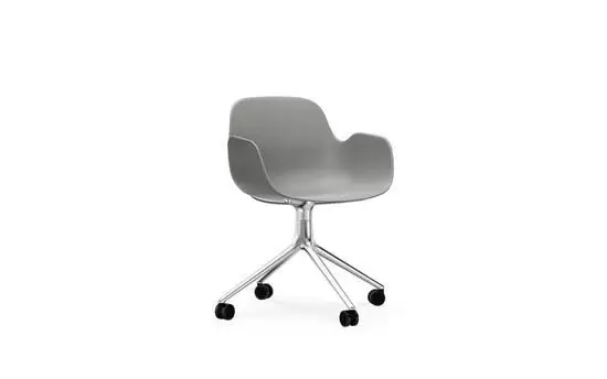 Normann Copenhagen - Form Armchair Swivel 4W Alu