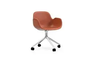 Normann Copenhagen - Form Armchair Swivel 4W Full Uph. Alu