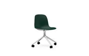 Normann Copenhagen - Form Chair Swivel 4W - Grøn/Alu