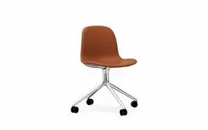 Normann Copenhagen - Form Chair Swivel 4W Full Uph. Alu