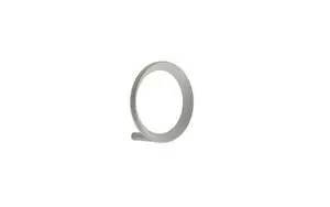 Normann Copenhagen Loop Hook Medium i neutral farve, cirkulært design til vægmontering.