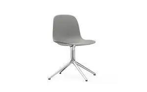 Normann Copenhagen - Form Chair Swivel 4L - Grå/Alu