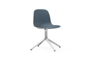 Normann Copenhagen - Form Chair Swivel 4L - Blå/Alu