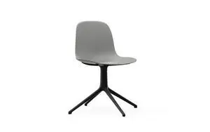 Normann Copenhagen - Form Chair Swivel 4L Black Alu