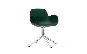 Normann Copenhagen - Form Armchair Swivel 4L - Grøn/Alu