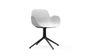 Normann Copenhagen - Form Armchair Swivel 4L Black Alu