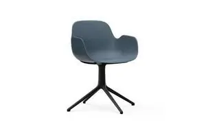 Normann Copenhagen - Form Armchair Swivel 4L Black Alu