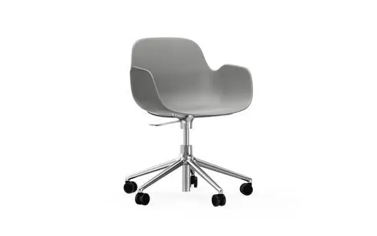 Normann Copenhagen - Form Armchair Swivel 5W Gas Lift Alu