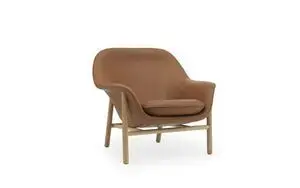 Normann Copenhagen - Drape Lounge Chair Low Oak