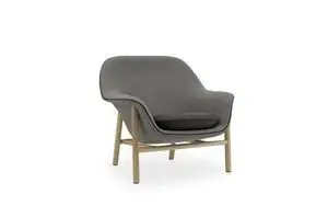 Normann Copenhagen - Drape Lounge Chair Low Oak