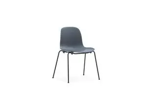 Normann Copenhagen - Form Chair Stacking - Blå m. sorte ben
