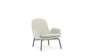 Normann Copenhagen - Era Lounge Chair Low Black Steel