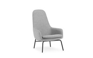 Normann Copenhagen - Era Lounge Chair High Black Steel