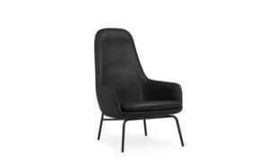 Normann Copenhagen - Era Lounge Chair High Black Steel