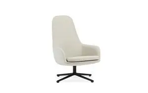 Normann Copenhagen - Era Lounge Chair High Swivel Black Alu
