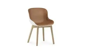 Normann Copenhagen - Hyg Chair Front Upholstery White & Oak