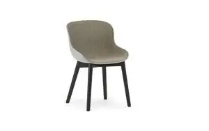 Normann Copenhagen - Hyg Chair Front Upholstery Grey & Black Oak