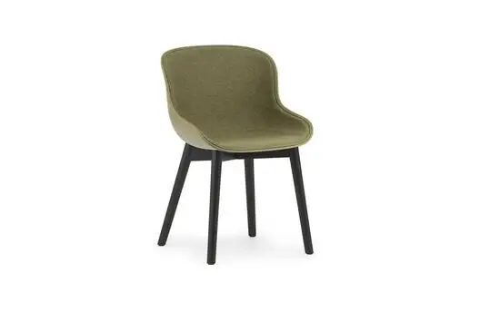 Normann Copenhagen - Hyg Chair Front Upholstery Olive & Black Oak