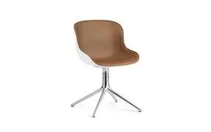 Normann Copenhagen - Hyg Chair Swivel 4L Front Upholstery White & Alu