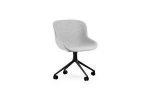 Normann Copenhagen - Hyg Chair Swivel 4W Full Upholstery Black Alu