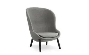 Normann Copenhagen - Hyg Lounge Chair High Black Oak