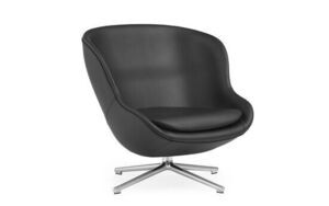 Normann Copenhagen - Hyg Lounge Chair Low Swivel Alu