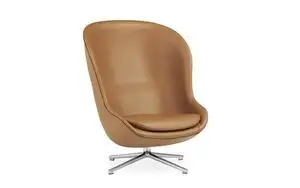Normann Copenhagen - Hyg Lounge Chair High Swivel Alu Tilt