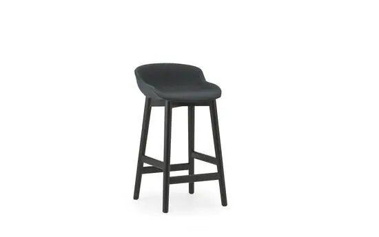 Normann Copenhagen - Hyg Barstool 65 cm Full Upholstery Black Oak