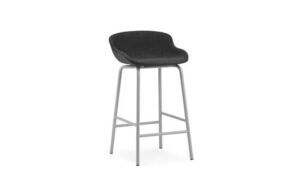 Normann Copenhagen - Hyg Barstool 65 cm Full Upholstery Grey Steel