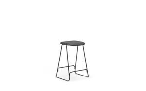 Normann Copenhagen - Just Barstool 65 cm Full Upholstery Black Steel