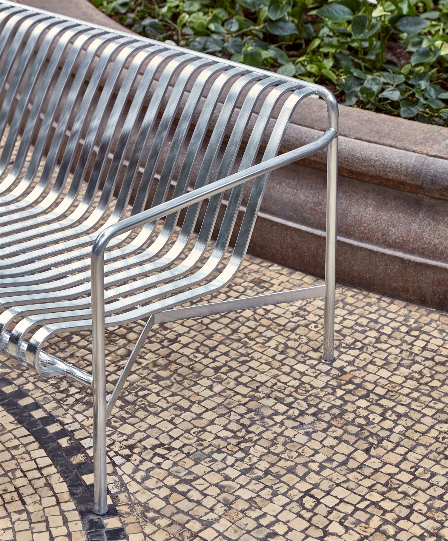 HAY havemøbel Palissade Lounge Sofa Galvaniseret stål HAY havemøbel Palissade Lounge Sofa Galvaniseret stål