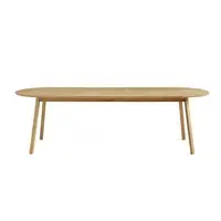 HAY - Triangle Leg Table - 250 cm - Solid oak oiled - olieret eg - spisebord