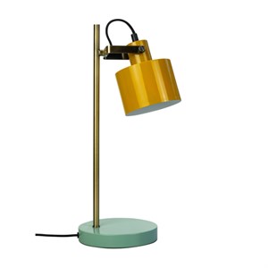 Dyberg Larsen - Ocean bordlampe - Karry/Turkis - gul og blå