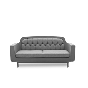 Image of Normann Copenhagen Onkel sofa - light grey - 2 personer