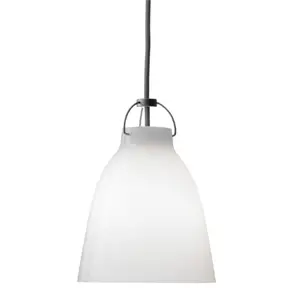 Fritz Hansen - Loftlampe - Caravaggio Opal - P1 Small - Silver ledning 3m