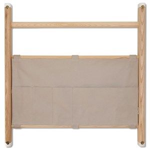 Image of KAOS - Organizer i tekstil til ribbevæg - light grey