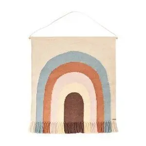 OYOY Living - Follow the Rainbow Vægtæppe - Multi - L124 x B100 cm