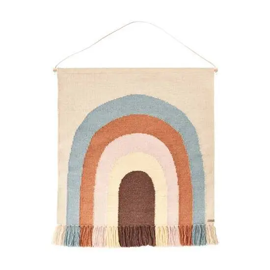OYOY Living - Follow the Rainbow Vægtæppe - Multi - L124 x B100 cm