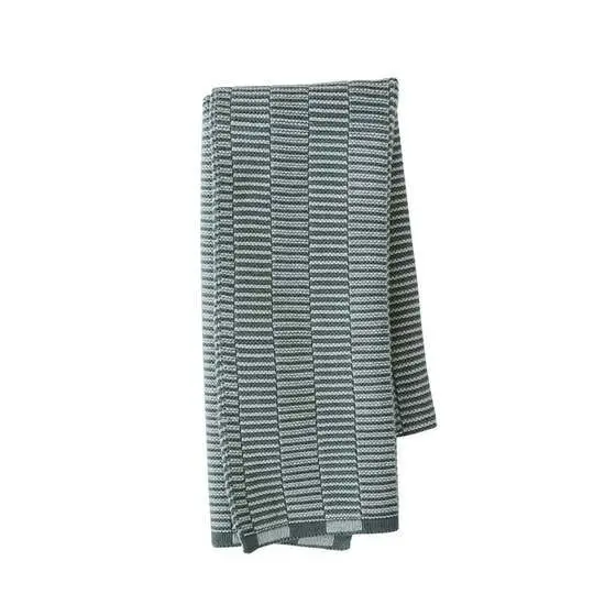 OYOY -  Håndklæde - "Stringa Towel" -  38 x 58 cm (ocean/mint)