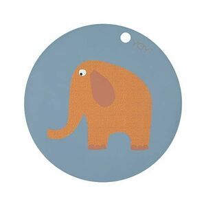 OYOY - Elefant Dækkeserviet - Blå