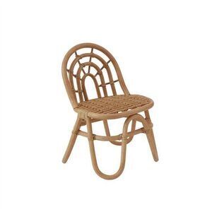 Oyoy - Regnbue Mini Stol - Natur rattan - H52 x L33,5 x W28 cm