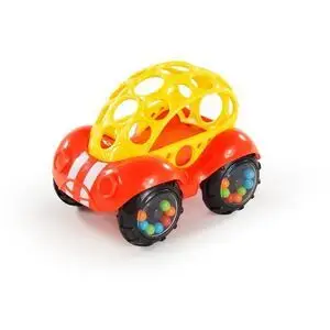 Oyoy - Legetøjsbil, Rattle & Roll Buggie™, rød