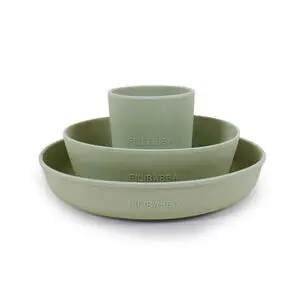 Oyoy - Silikone spisesæt - Green