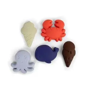 Oyoy - Silikone sandforme 5 stk. - Blue Mix