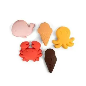 Oyoy - Silikone sandforme 5 stk. - Peach Mix