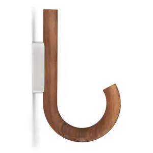 Oyoy - HOOK knage valnød/ krom