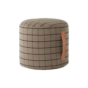 OYOY Living - Grid Pouf - Clay