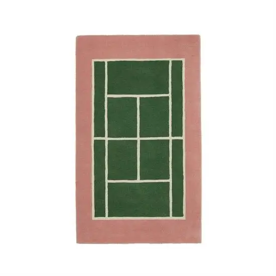 Oyoy - Tennis Tæppe - Green / Rose