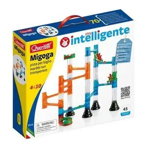 Oyoy - Migoga Marble Run Transparent kuglebane (45 dele)
