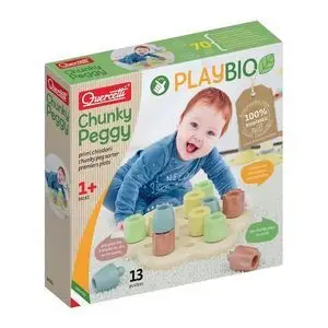 Oyoy - PlayBio stiftmosaik af bioplast: PlayBio Chunky Peggy (13 dele)